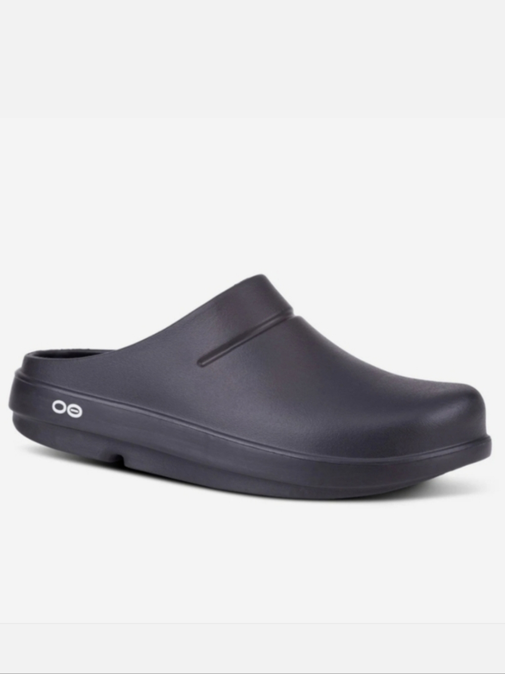 OOFOS Black Slip-On Clog Size 10